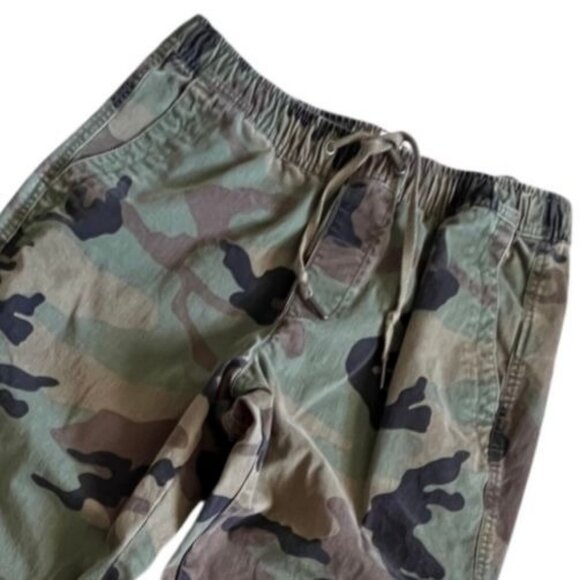 Gap Essential Jogger Pants Size M Camouflage Elastic Waist Drawstring Cotton - Picture 1 of 12